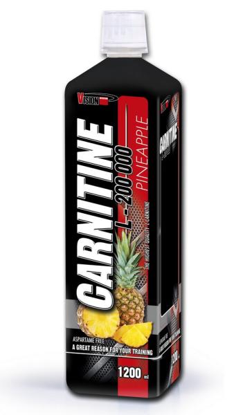 Carnitine L-200 000 - Vision Nutrition 1200 ml Ananás