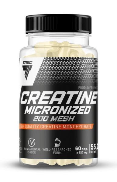 Creatine Micronized 200 MESH -  60 kaps.