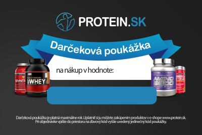 Darčeková poukážka na nákup od Protein.sk 150 €