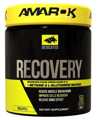 Dedicated Recovery + BCAA - Amarok Nutrition 500 g Pineapple