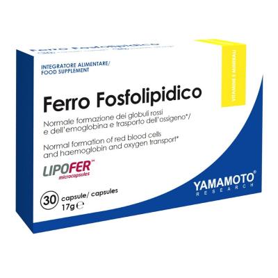 Ferro Fosfolipidico (železo + vitamín C) - Yamamoto 30 kaps.