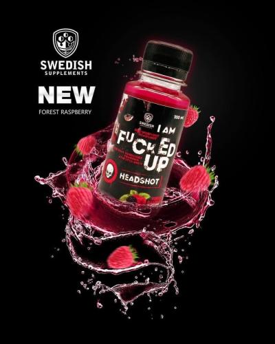 Fucked Up Headshot - Swedish Supplements 12 x 100 ml. Raspberry