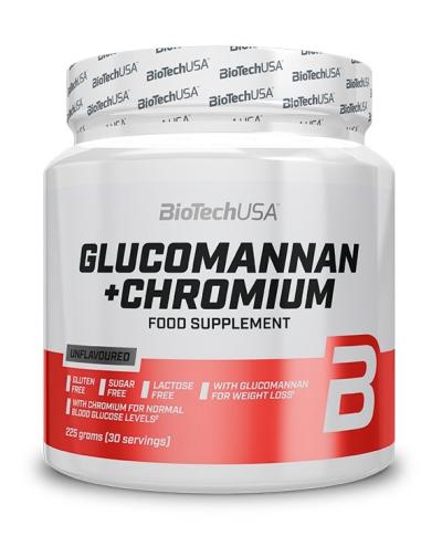 Glucomannan + Chromium - Biotech USA 225 g