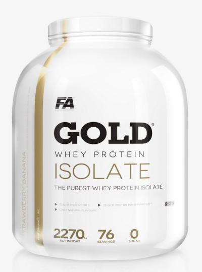 Gold Whey Isolate - Fitness Authority 2270 g Vanilka