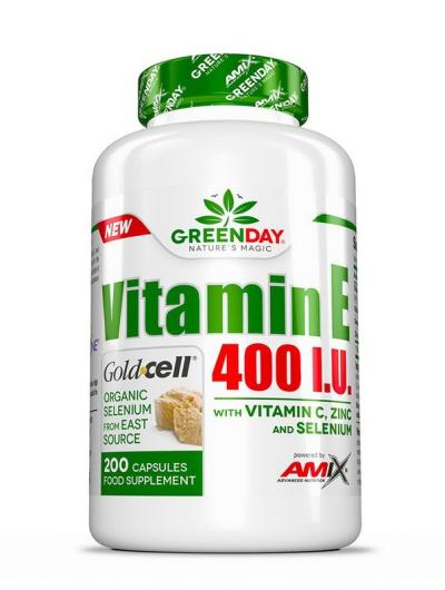 GreenDay Vitamin E 400 I.U. LIFE - Amix 200 kaps.