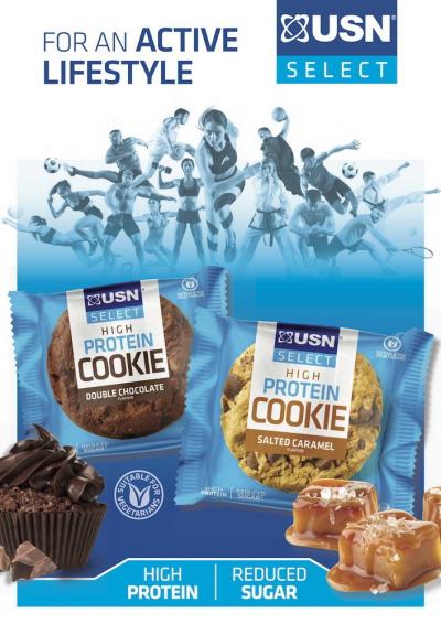 High Protein Cookie - USN 60 g Double Chocolate