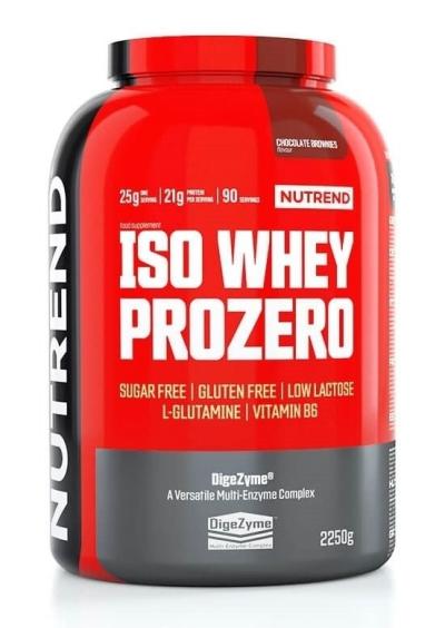 Iso Whey ProZero - Nutrend 2250 g Chocolate Brownies