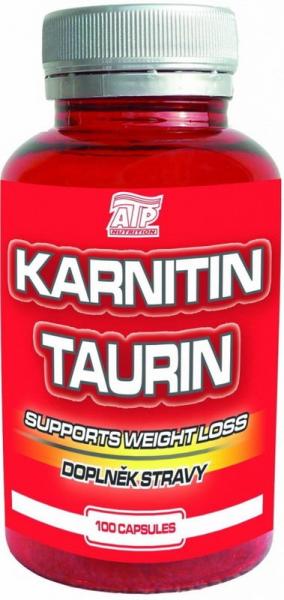 Karnitín + Taurín - ATP Nutrition 100 kaps.