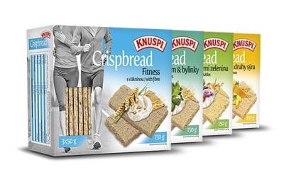 Knuspi Crispbread -  150 g Graham+Bylinky