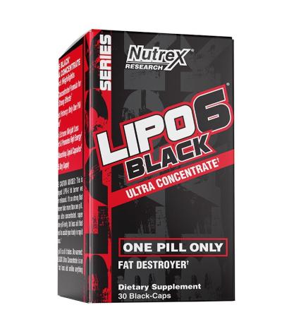 Lipo 6 Black Ultra Concentrate - Nutrex 60 kaps.