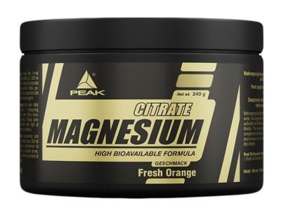 Magnesium Citrate - Peak Performance 240 g Fresh Orange