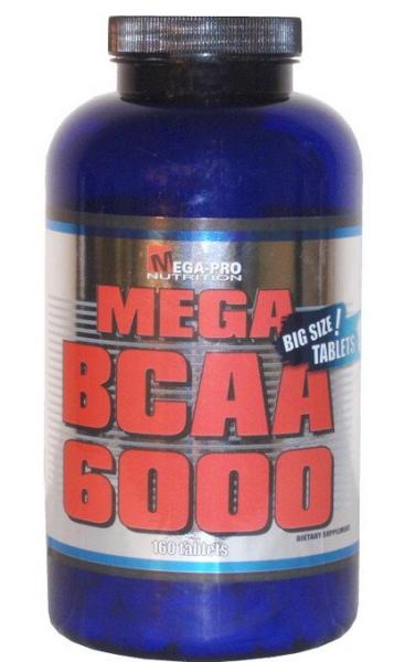 Mega BCAA 6000 Tabs - Mega-Pro Nutrition 160 tbl