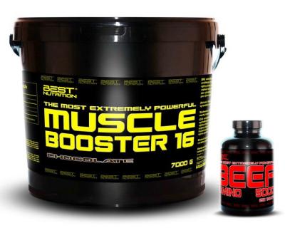 Muscle Booster + BEEF Amino Zadarmo - Best Nutrition 7,0 kg + 250 tbl. Banán