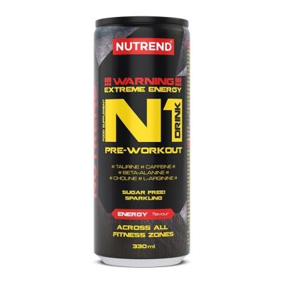 N1 Pre-Workout Drink - Nutrend 330 ml. Energy