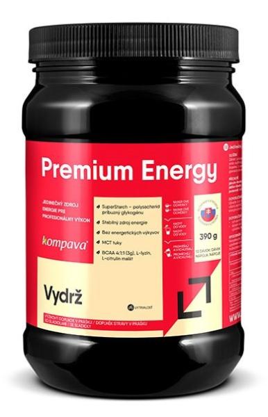 Premium Energy - Kompava 1200 g Jahoda-Limetka