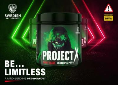 Project X - Swedish Supplements 320 g Berry Blast