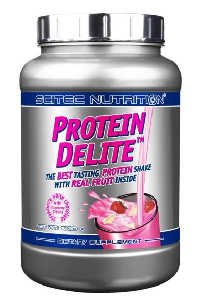 Protein Delite - Scitec Nutrition 1,0 kg Jahoda-biela čokoláda