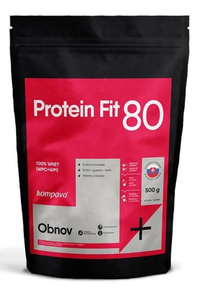 Protein Fit 80 - Kompava 2000 g Banán