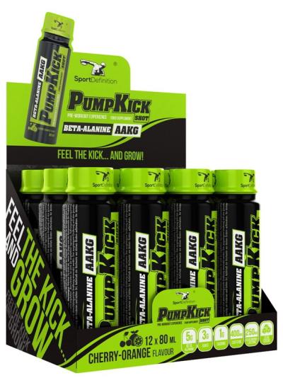 Pump Kick Shot - Sport Definition 12 x 80 ml. Cola