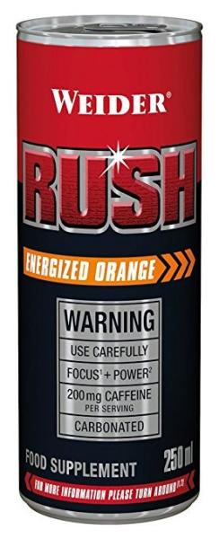 Rush Drink - Weider 250 ml. Energized Orange