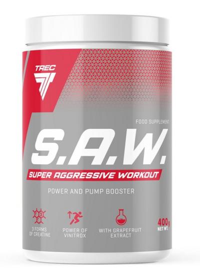 S.A.W. Powder - Trec Nutrition 400 g Cherry+Grapefruit