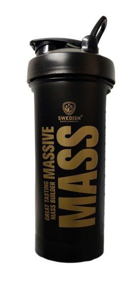 Šejker Massive Mass - Swedish Supplements Čierna 1300 ml.