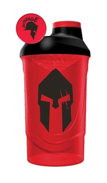 Spartan Shaker Red (Black Mask) -  600 ml.