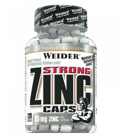 Strong Zinc Caps - Weider 120 kaps.