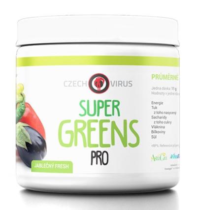 Super Greens Pro - Czech Virus  330 g Jablko Fresh