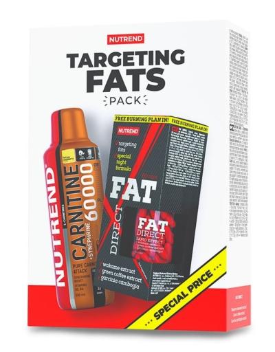 Targeting Fats - Nutrend 60 kaps. + 500 ml. Yellow Raspberry