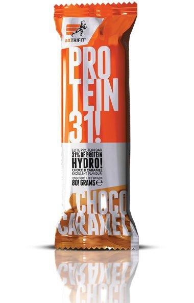 Tyčinka: Protein 31% Of Protein Hydro - Extrifit 80 g Choco+Caramel