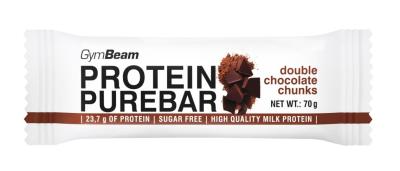 Tyčinka: Protein PureBar - GymBeam 70 g Double Chocolate Chunk