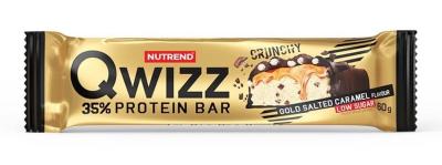 Tyčinka: Qwizz 35% Protein Bar - Nutrend 60 g Almond Chocolate