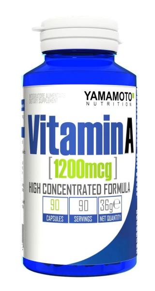 Vitamin A 1200 mcg - Yamamoto  90 kaps.