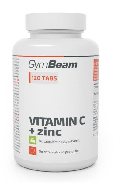 Vitamin C+Zinc - GymBeam 120 tbl.