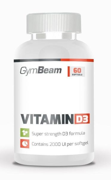 Vitamin D3 2 000 IU - GymBeam 240 kaps.