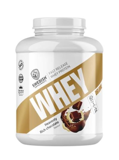 Whey Protein Deluxe - Swedish Supplements 1800 g Chocolate Fudge