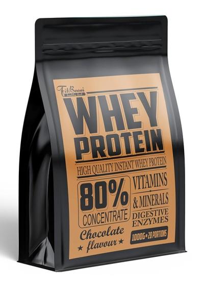 Whey Protein - FitBoom 1000 g Strawberry