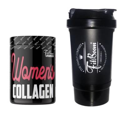 Womens Collagen + Šejker Zadarmo - FitBoom 300 g Lemon