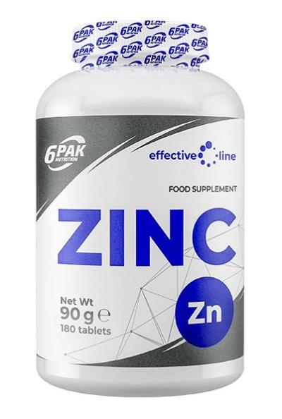 Zinc - 6PAK Nutrition 180 tbl.