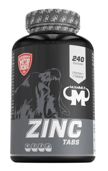 Zinc Tabs - Mammut Nutrition 240 tbl.