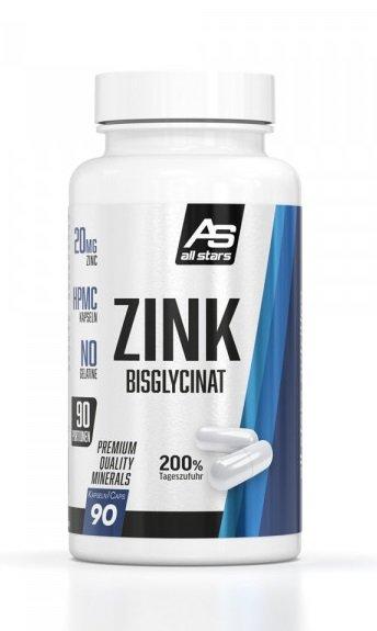 Zink Bisglycinat - All Stars 90 kaps.