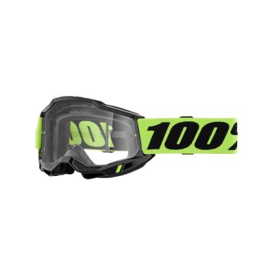 100% Accuri 2 Junior fluo zelená, číre plexi