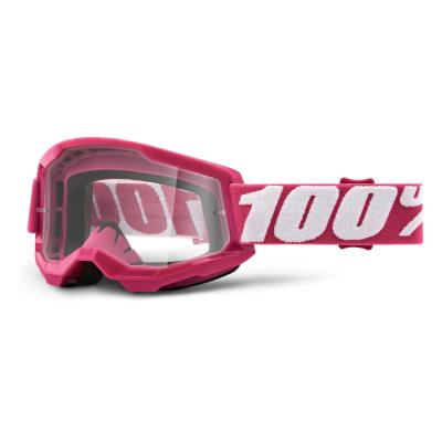 100% Strata 2 Fletcher ružová, číre plexi