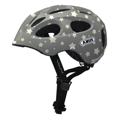 Abus Youn-I detská cyklo prilba Grey Star - M (52-57)
