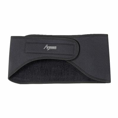 Agama Ledvinový pás 3 mm, nadměrná velikost čierna - 3XL