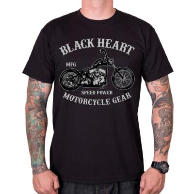 BLACK HEART Chopper čierna - XXL