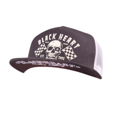 BLACK HEART Flag Trucker šiltovka biela