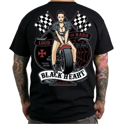 BLACK HEART Loud and Hard čierna - XXL