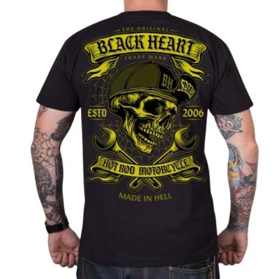 BLACK HEART Satan čierna - L